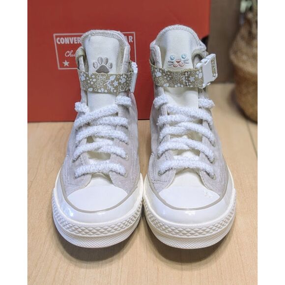 Converse Chuck 70 Cat Inspired Velvet High Top Unisex Sneakers W8 M6 NIB - Picture 5 of 14